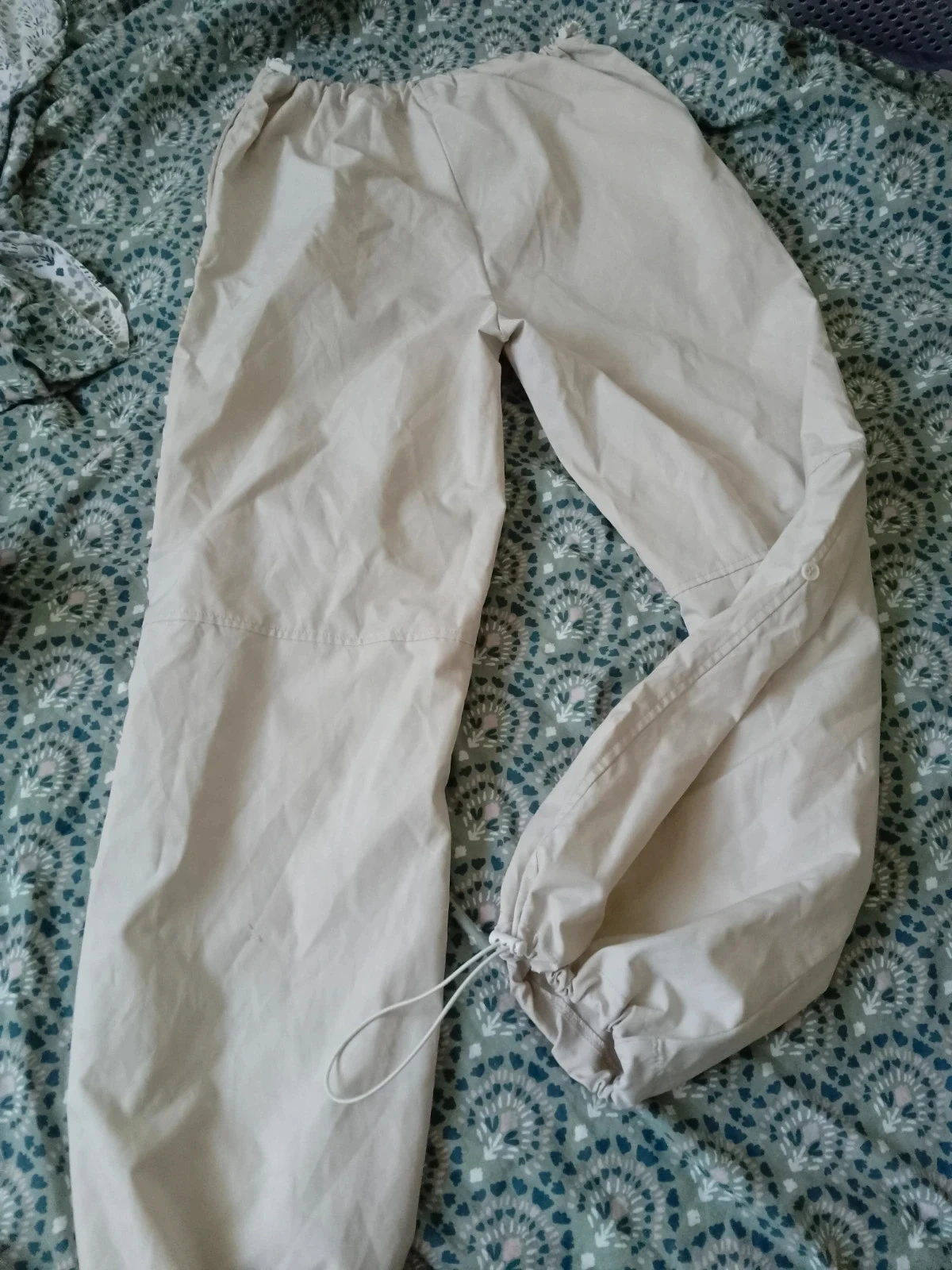 Pantalon large beige xs 34 – photo 2
